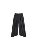 Pleated Slant Pants - Jet
