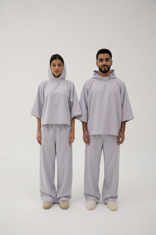 Cocoon Lightweight Hoodie - Juni Blue