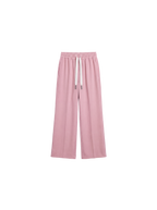 Crepe Wide-Leg Drawstring Trouser - Rose