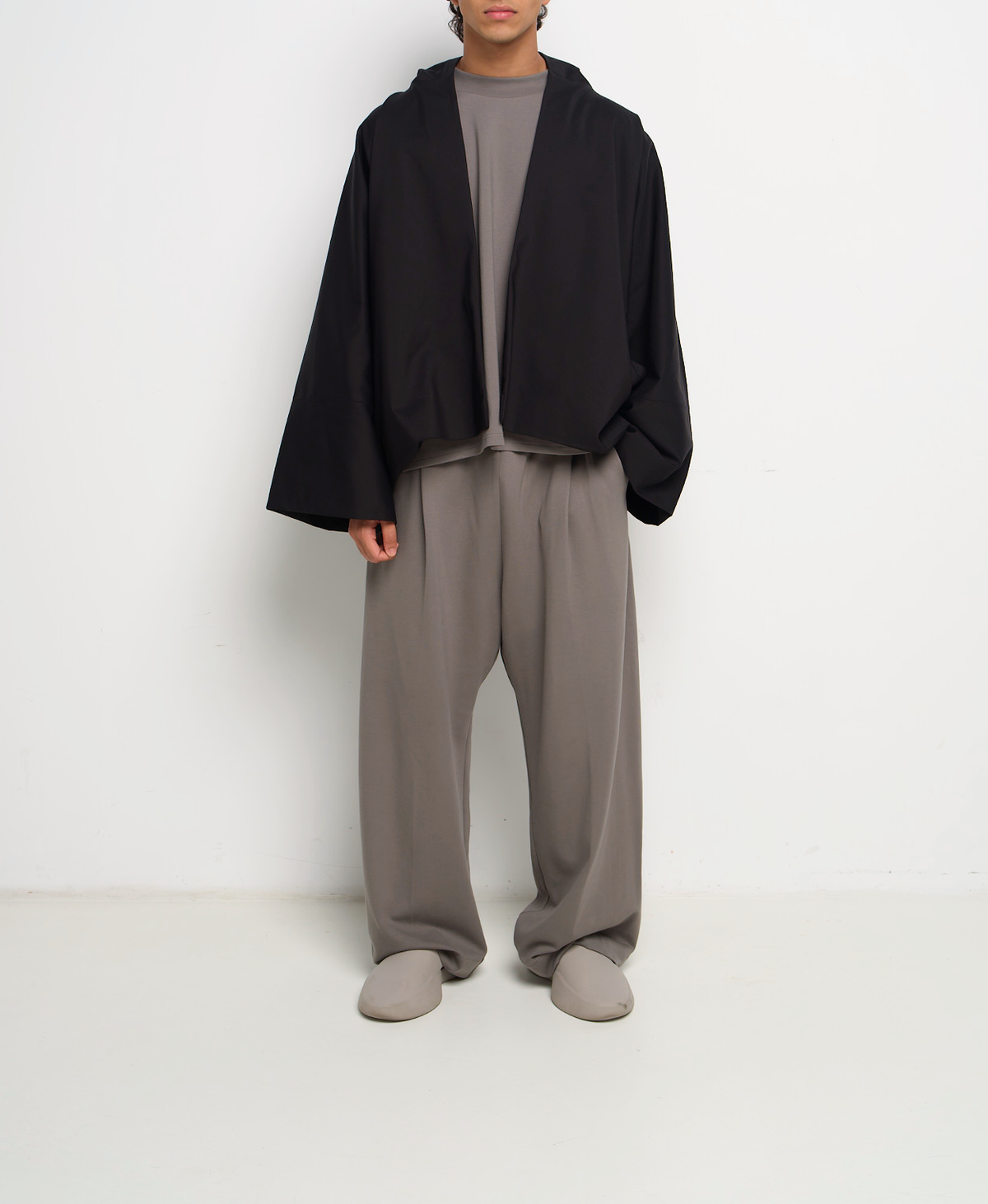 Soft Stretch Straight-leg Trousers