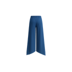 pleated slant pants