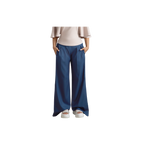 pleated slant pants
